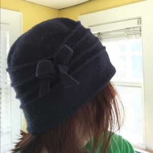 Anthropologie Knit winter hat 1920 vintage style